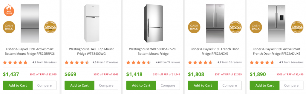 Appliances Online Fridges