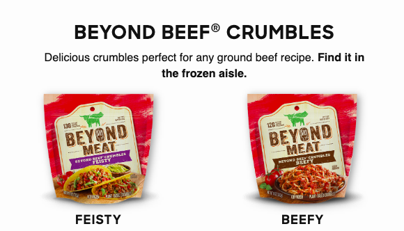 Beyond Beef Crumbles