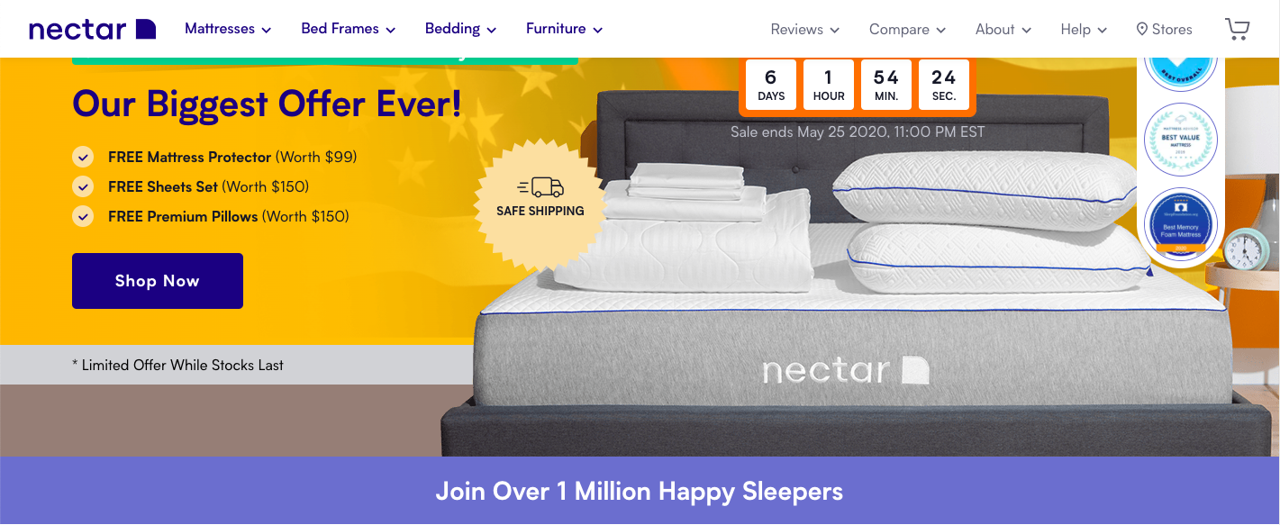 Read more about the article Nectar Sleep: Most Comfortable Mattress