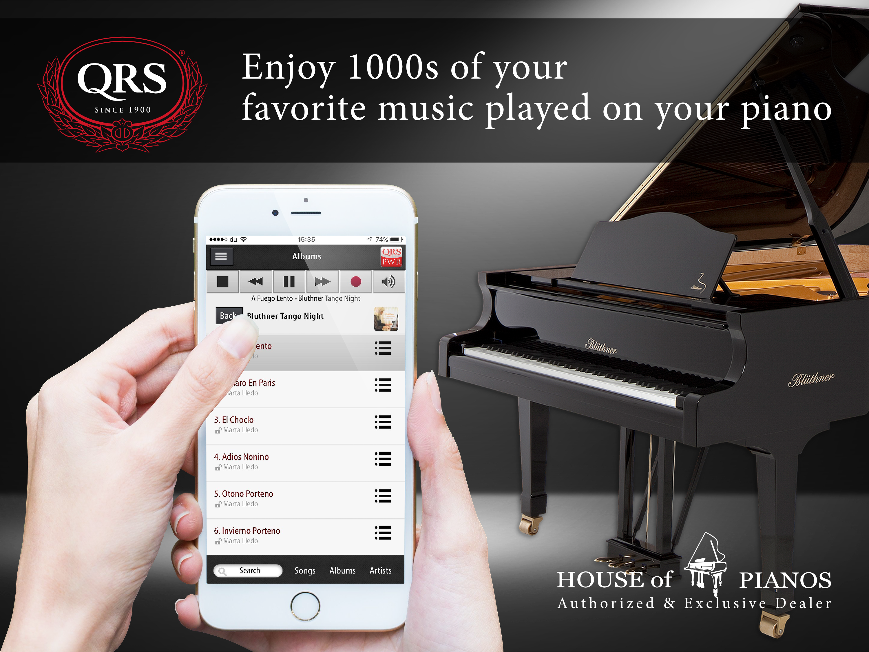 QRS: Pianomation Best Self-Playing Piano Technology